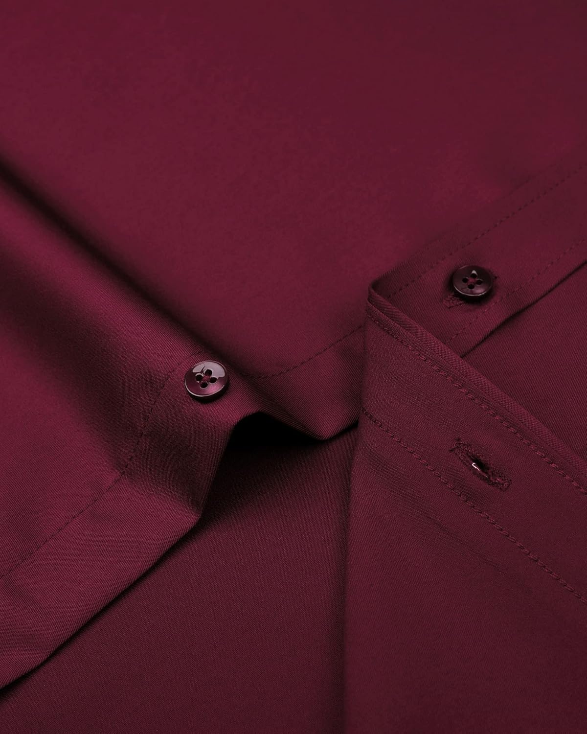 Men's Stretch Dress Shirts - Wrinkle-Free Business Casual Button Down - Picture 171 of 215