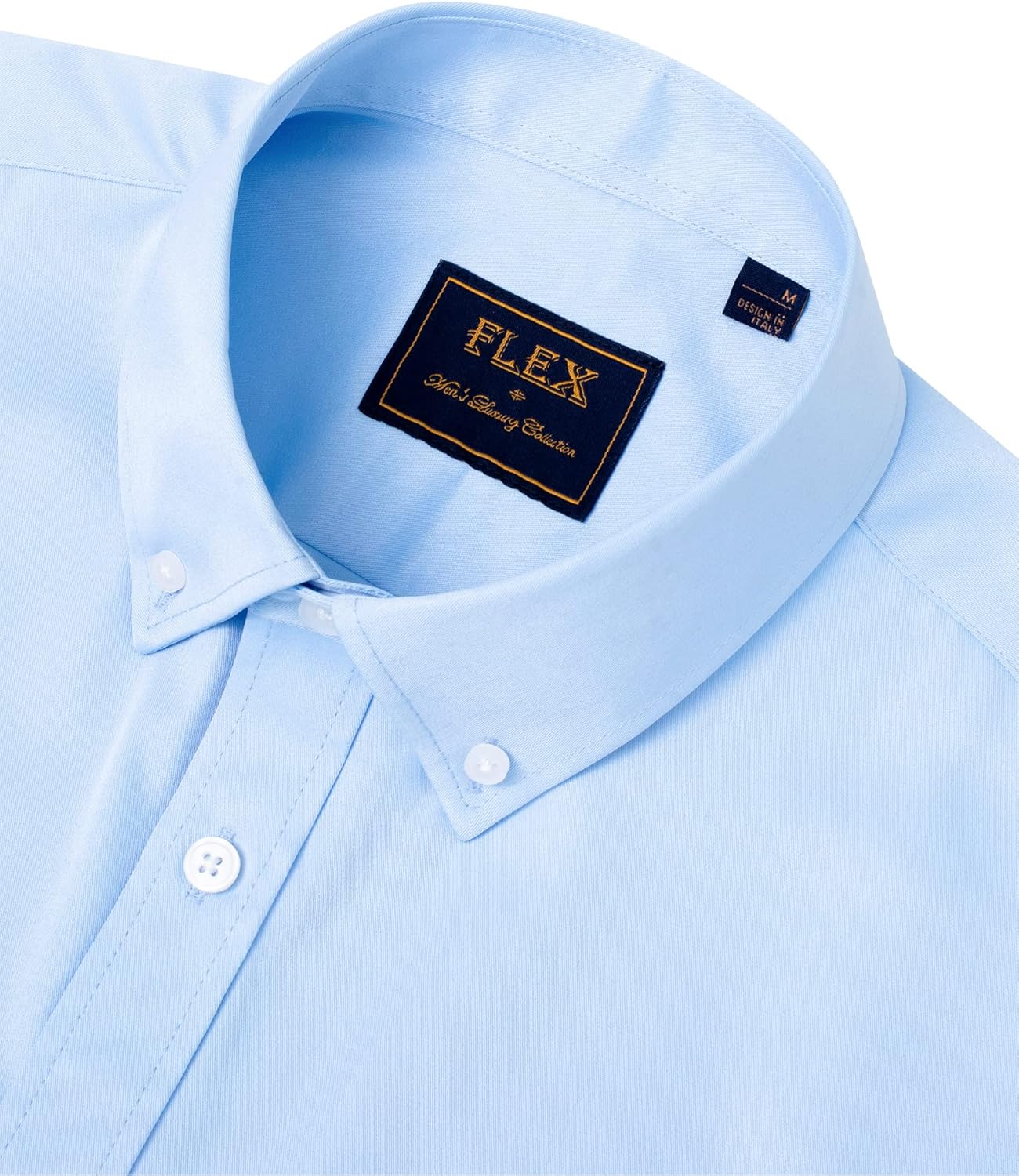 Men's Stretch Dress Shirts - Wrinkle-Free Business Casual Button Down - Picture 179 of 215