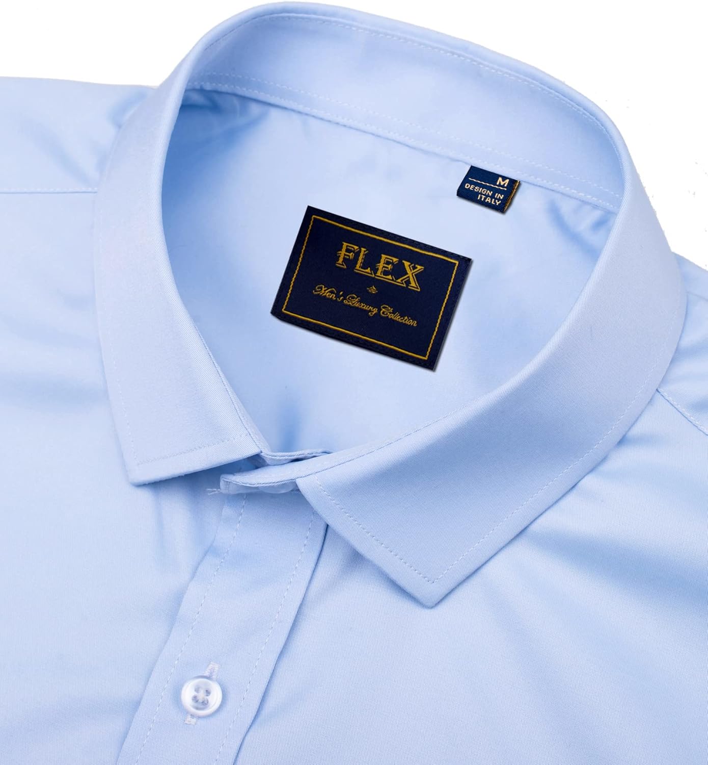Men's Stretch Dress Shirts - Wrinkle-Free Business Casual Button Down - Picture 182 of 215