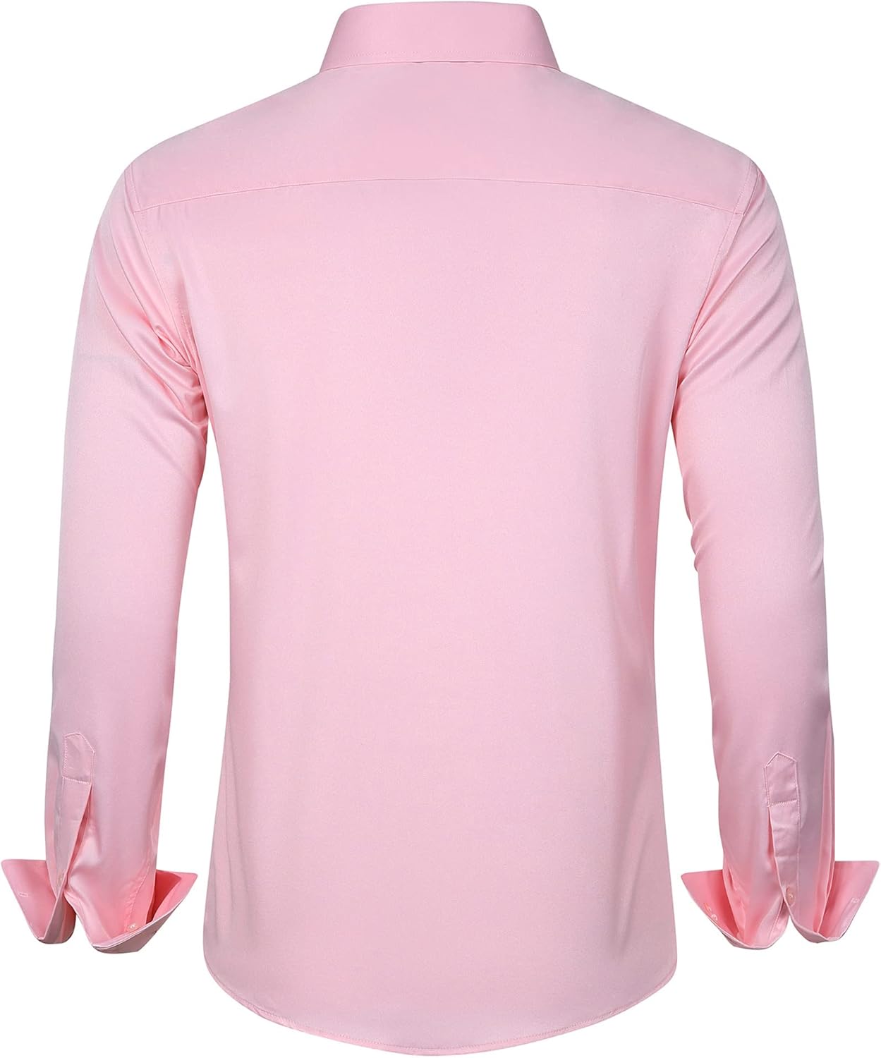 Men's Stretch Dress Shirts - Wrinkle-Free Business Casual Button Down - Picture 193 of 215