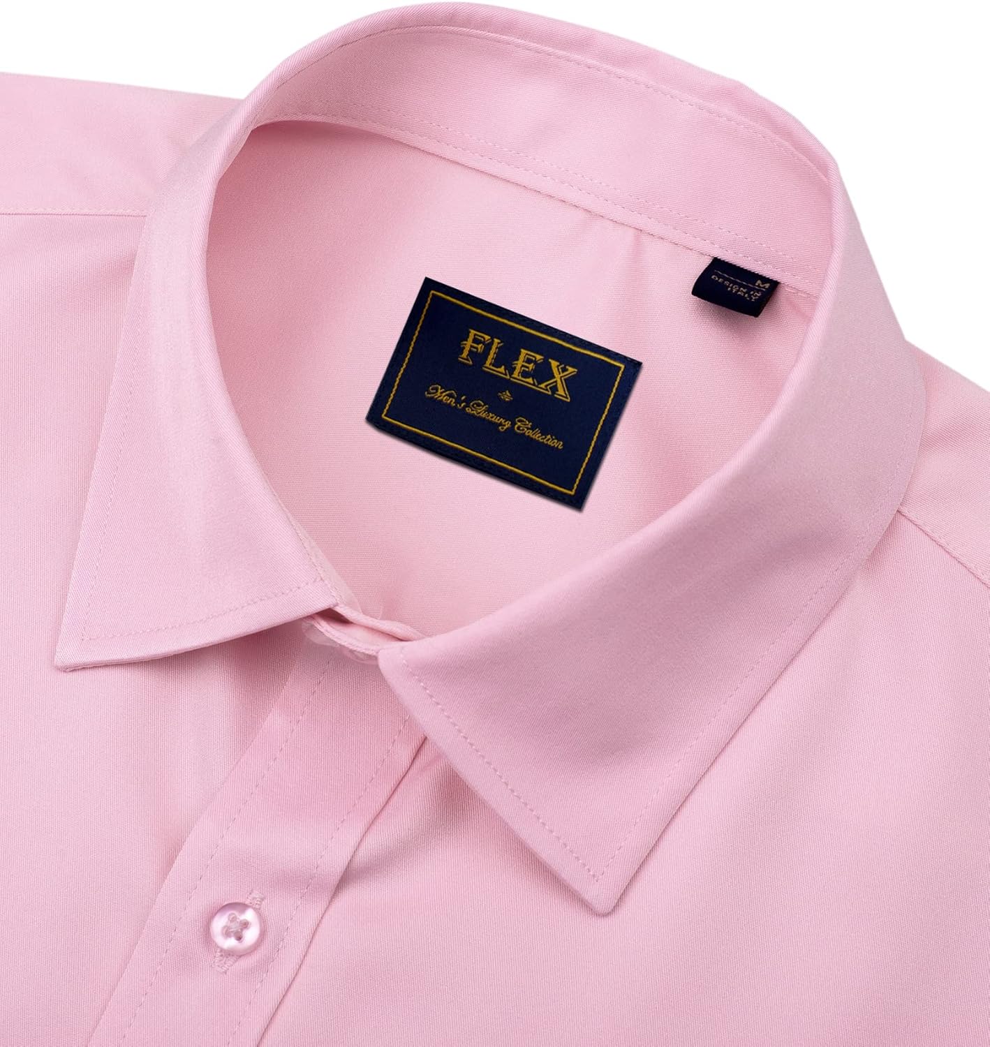Men's Stretch Dress Shirts - Wrinkle-Free Business Casual Button Down - Picture 194 of 215