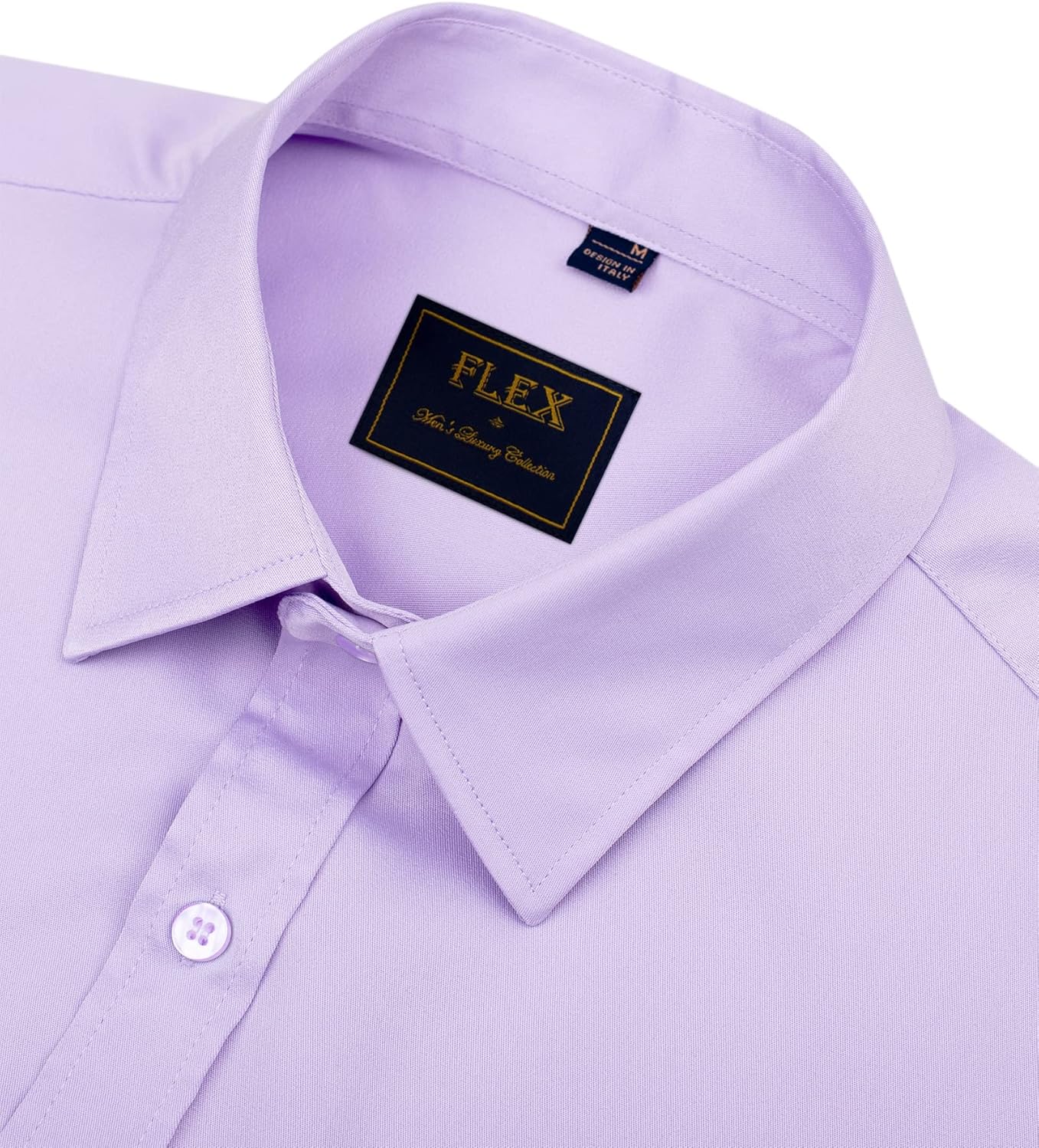 Men's Stretch Dress Shirts - Wrinkle-Free Business Casual Button Down - Picture 200 of 215