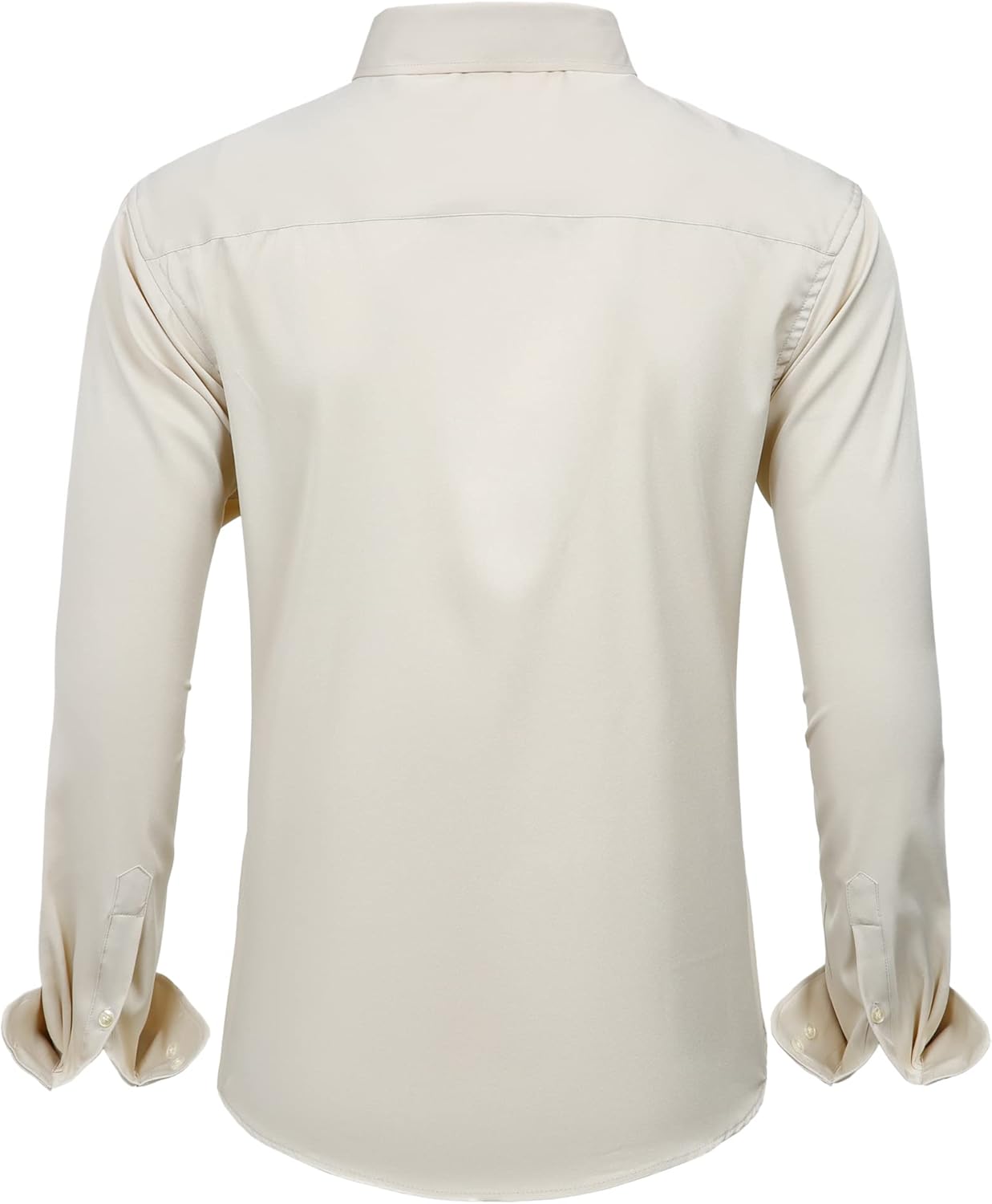 Men's Stretch Dress Shirts - Wrinkle-Free Business Casual Button Down - Picture 205 of 215