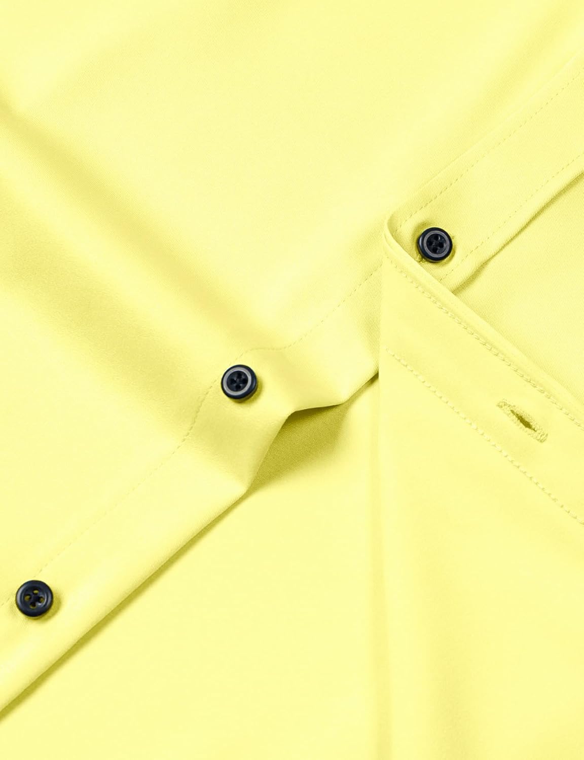 Men's Stretch Wrinkle Dress Formal Wedding Prom Slim Fit Button Down Shirts - Picture 95 of 162