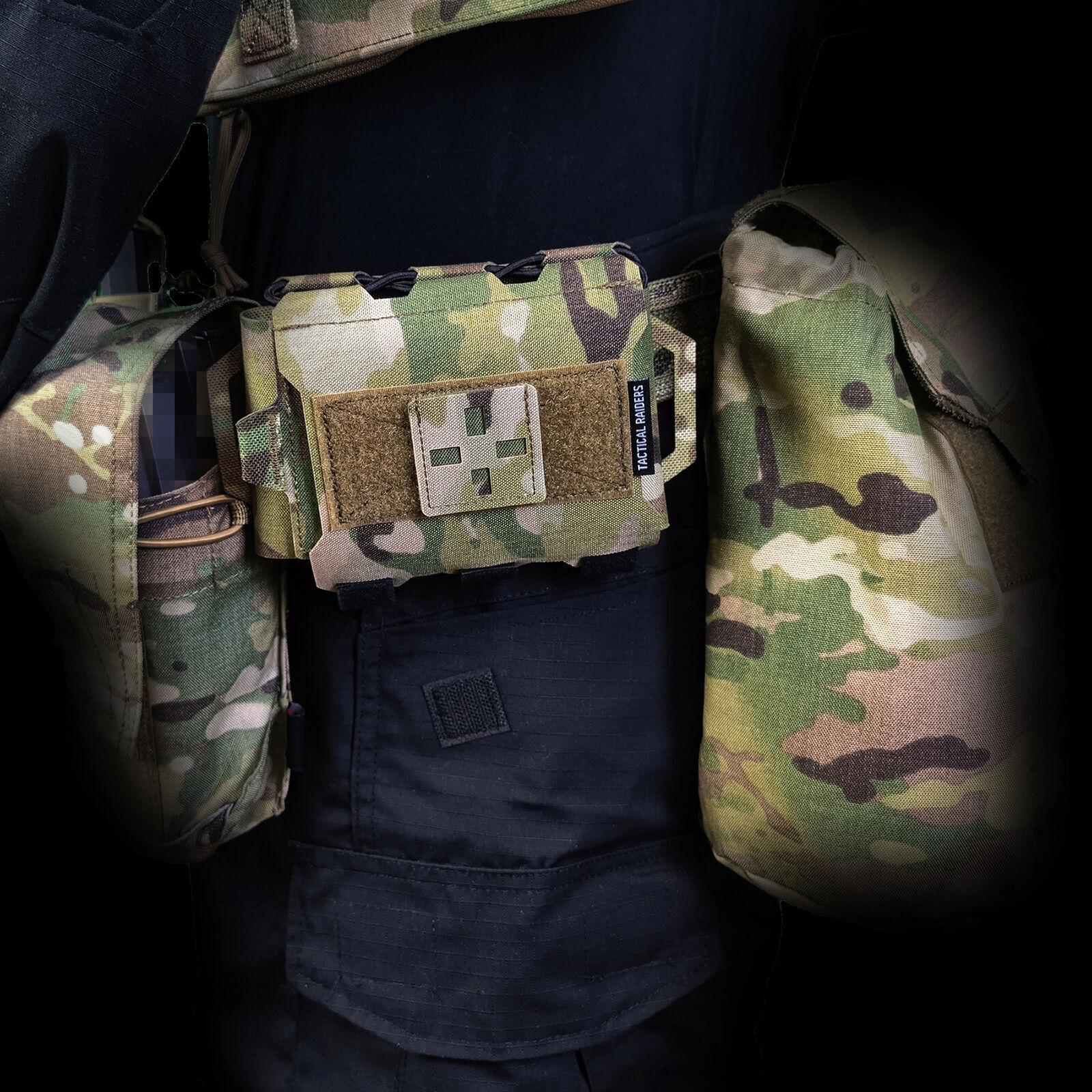 Tactical Airsoft Full Set Small Pouch Bag Straps Belt Accessories FCPC V5 Vest - Picture 55 of 269