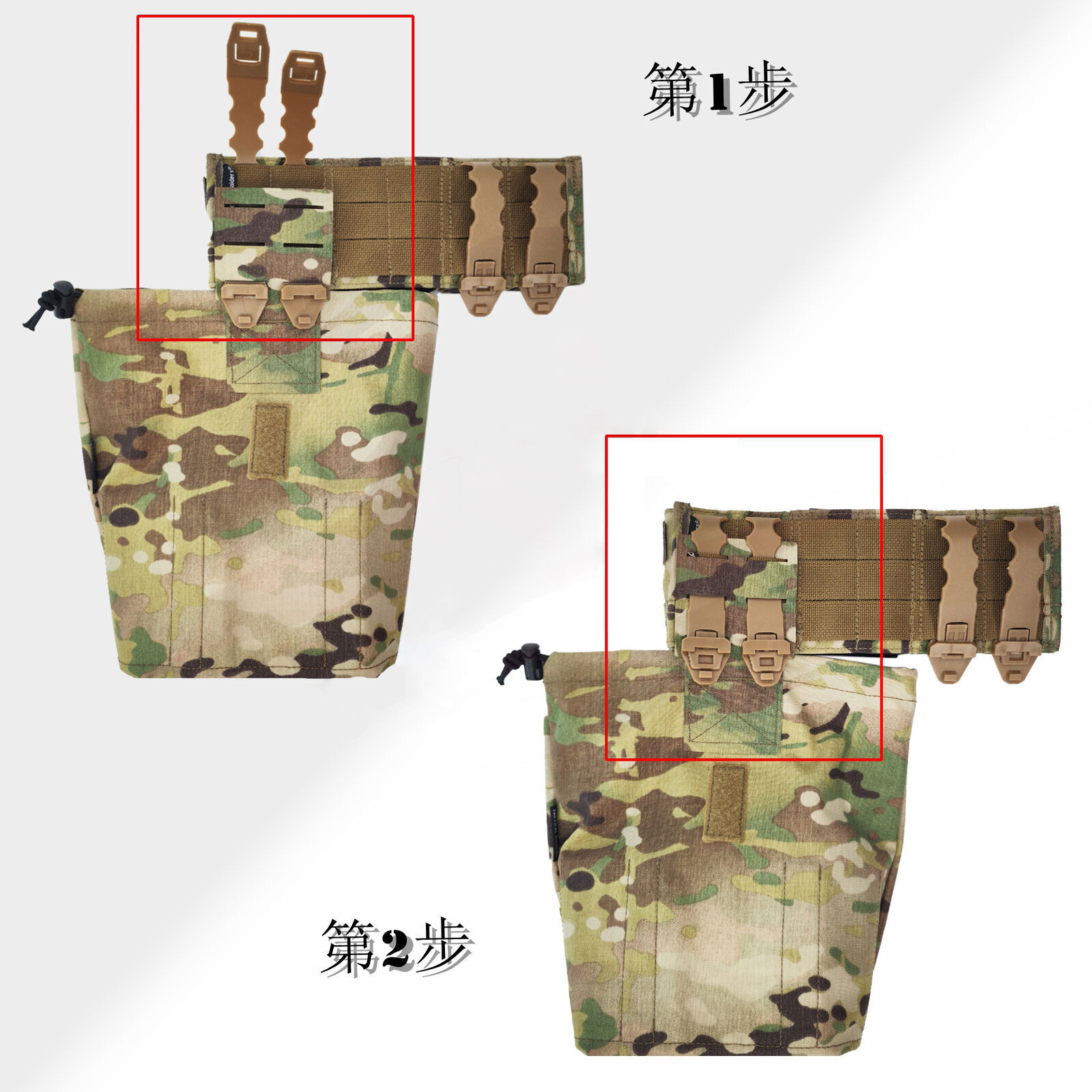 Tactical Airsoft Full Set Small Pouch Bag Straps Belt Accessories FCPC V5 Vest - Picture 62 of 269