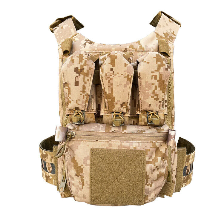 Tactical Airsoft Full Set Small Pouch Bag Straps Belt Accessories FCPC V5 Vest - Picture 210 of 269