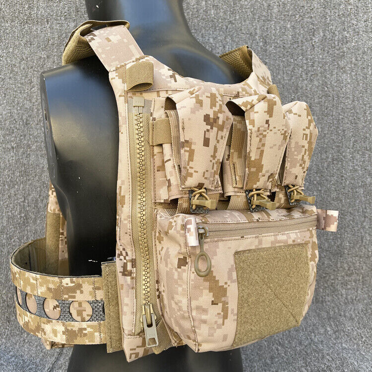 Tactical Airsoft Full Set Small Pouch Bag Straps Belt Accessories FCPC V5 Vest - Picture 211 of 269