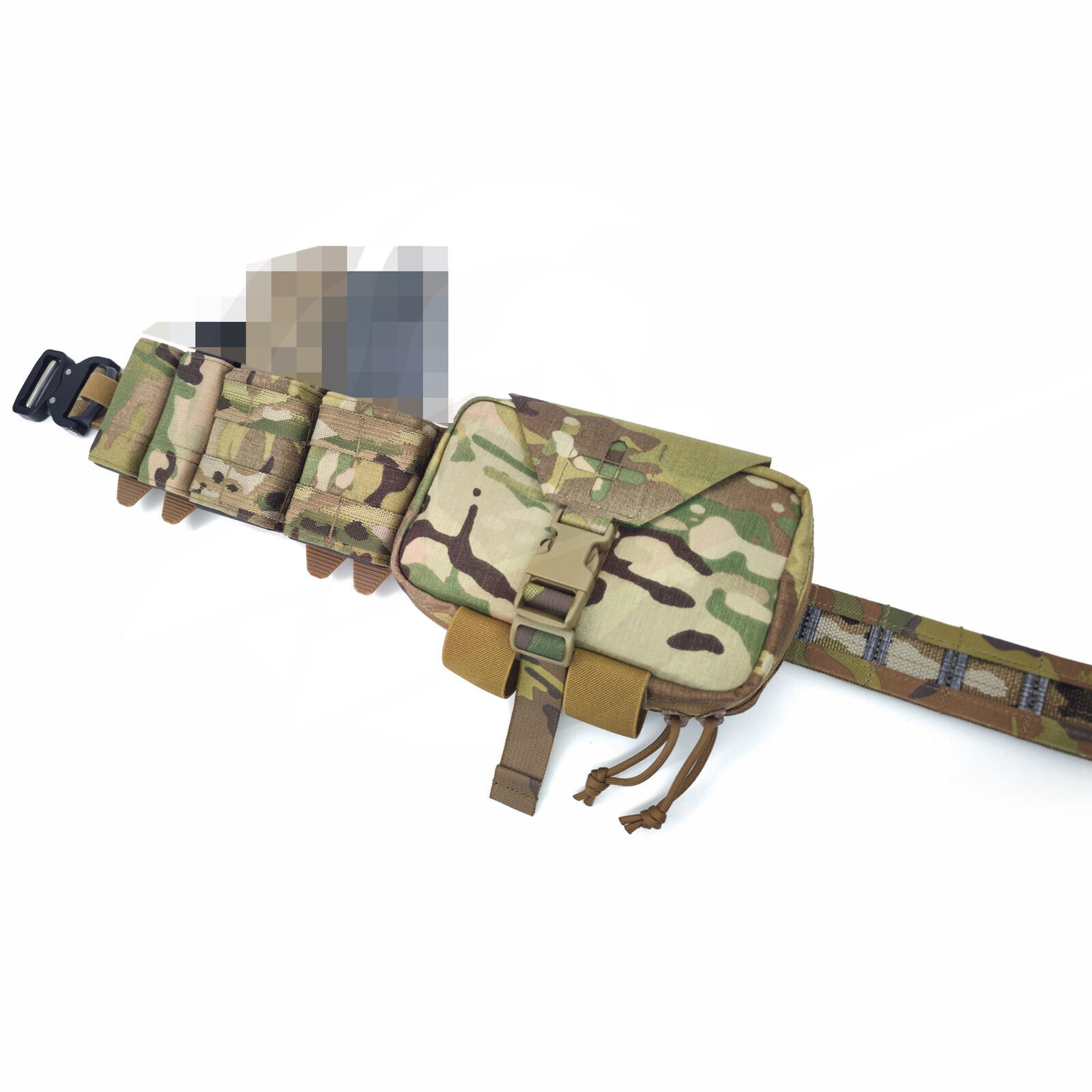Tactical Airsoft Full Set Small Pouch Bag Straps Belt Accessories FCPC V5 Vest - Picture 238 of 269