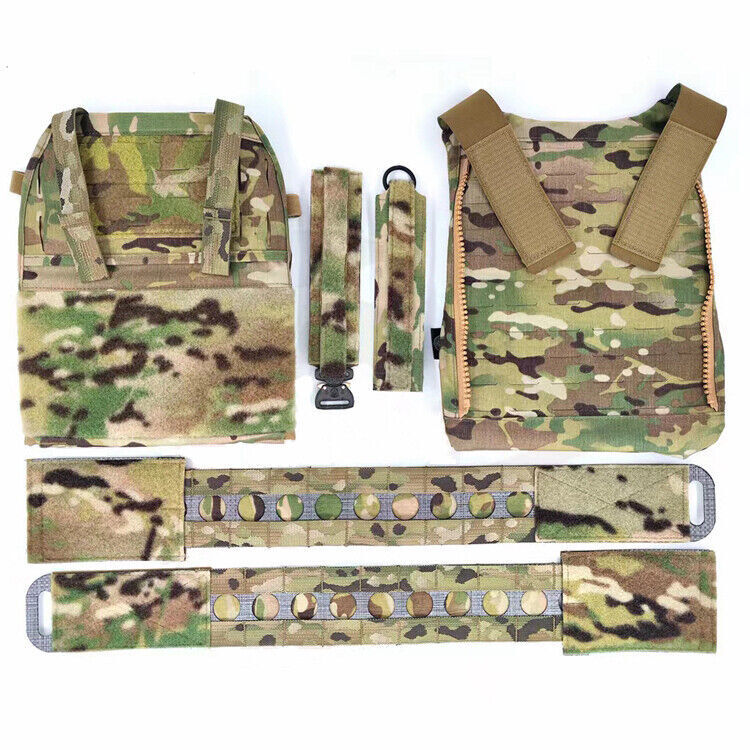 Tactical Airsoft Full Set Small Pouch Bag Straps Belt Accessories FCPC V5 Vest - Picture 249 of 269