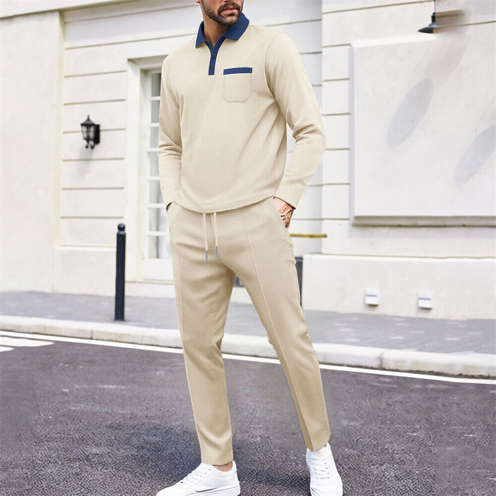 Mens Sweatsuits 2 Piece Sport Sets Tracksuit Jogger Sweat Suits Jogging Outfits - Picture 14 of 14