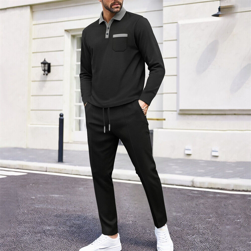 Mens Sweatsuits 2 Piece Sport Sets Tracksuit Jogger Sweat Suits Jogging Outfits - Picture 11 of 14