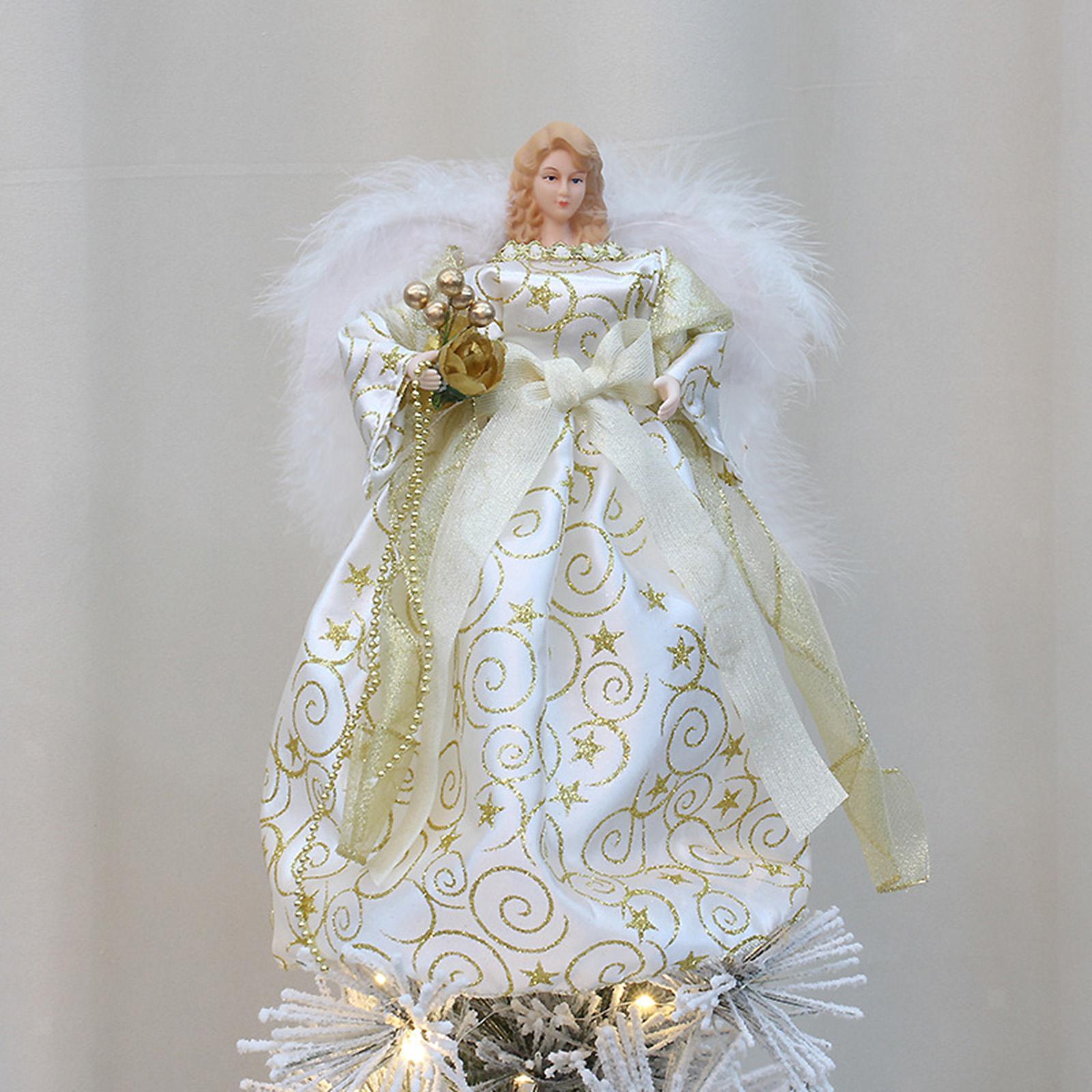 Angel Treetop 12inch Delicate Angel Figurine Christmas Ornament Christmas Tree