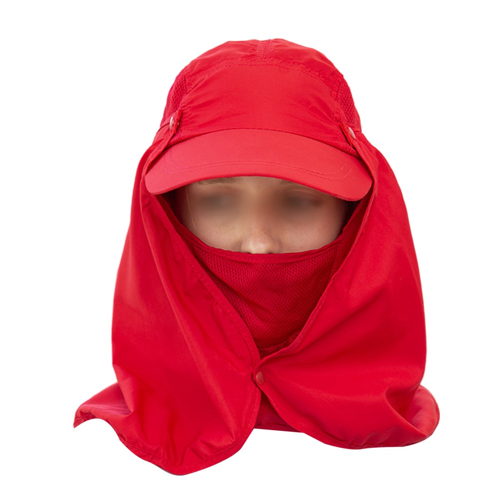 Ventilated Sun Hat Cap UPF 50+ Solar Protection with Extendable Neck Flap - Picture 13 of 29
