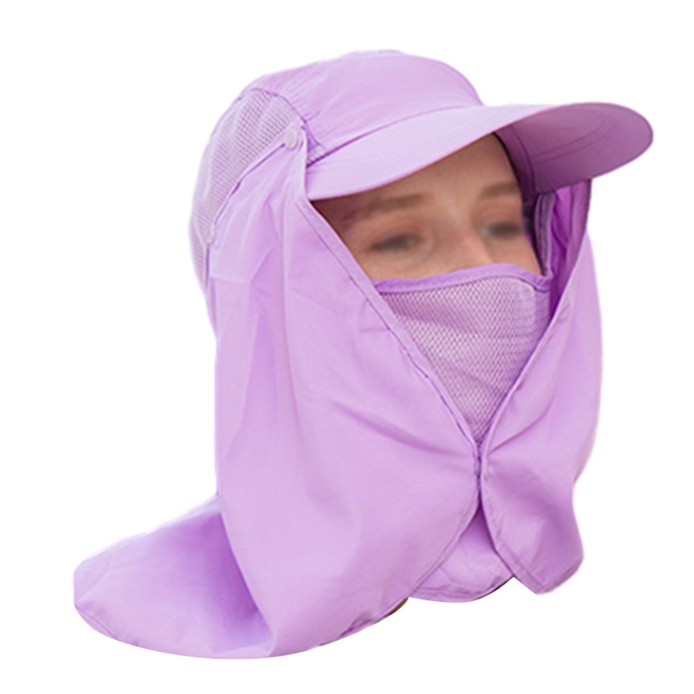 Ventilated Sun Hat Cap UPF 50+ Solar Protection with Extendable Neck Flap - Picture 15 of 29