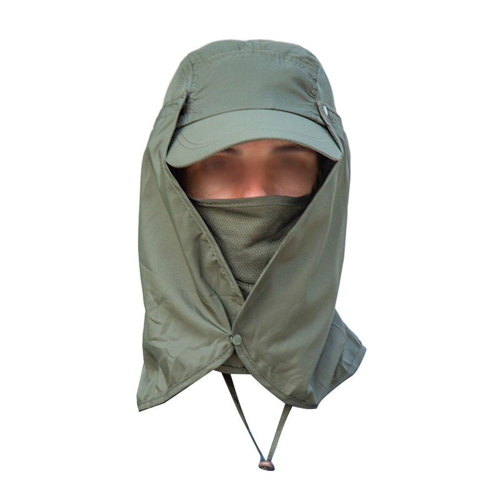Ventilated Sun Hat Cap UPF 50+ Solar Protection with Extendable Neck Flap - Picture 18 of 29