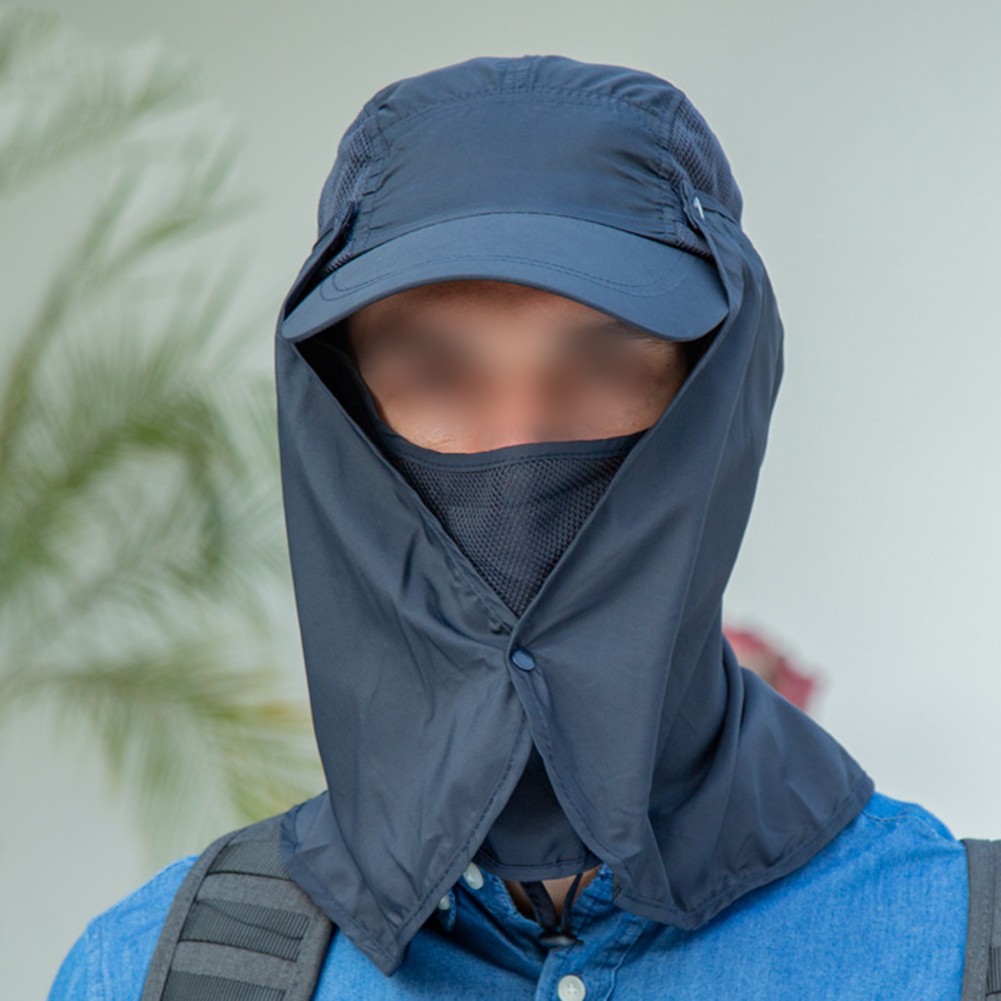 Ventilated Sun Hat Cap UPF 50+ Solar Protection with Extendable Neck Flap - Picture 22 of 29