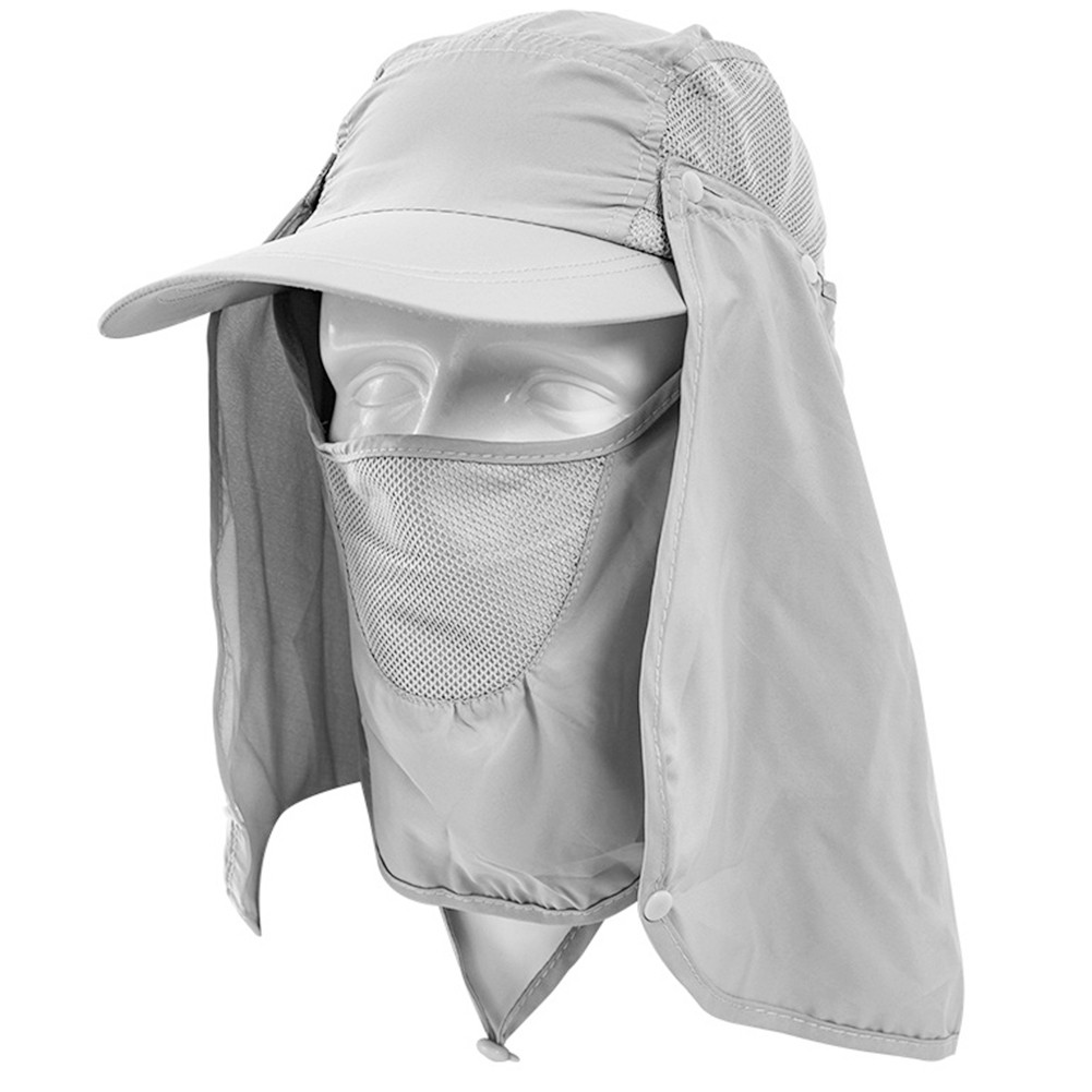 Ventilated Sun Hat Cap UPF 50+ Solar Protection with Extendable Neck Flap - Picture 26 of 29