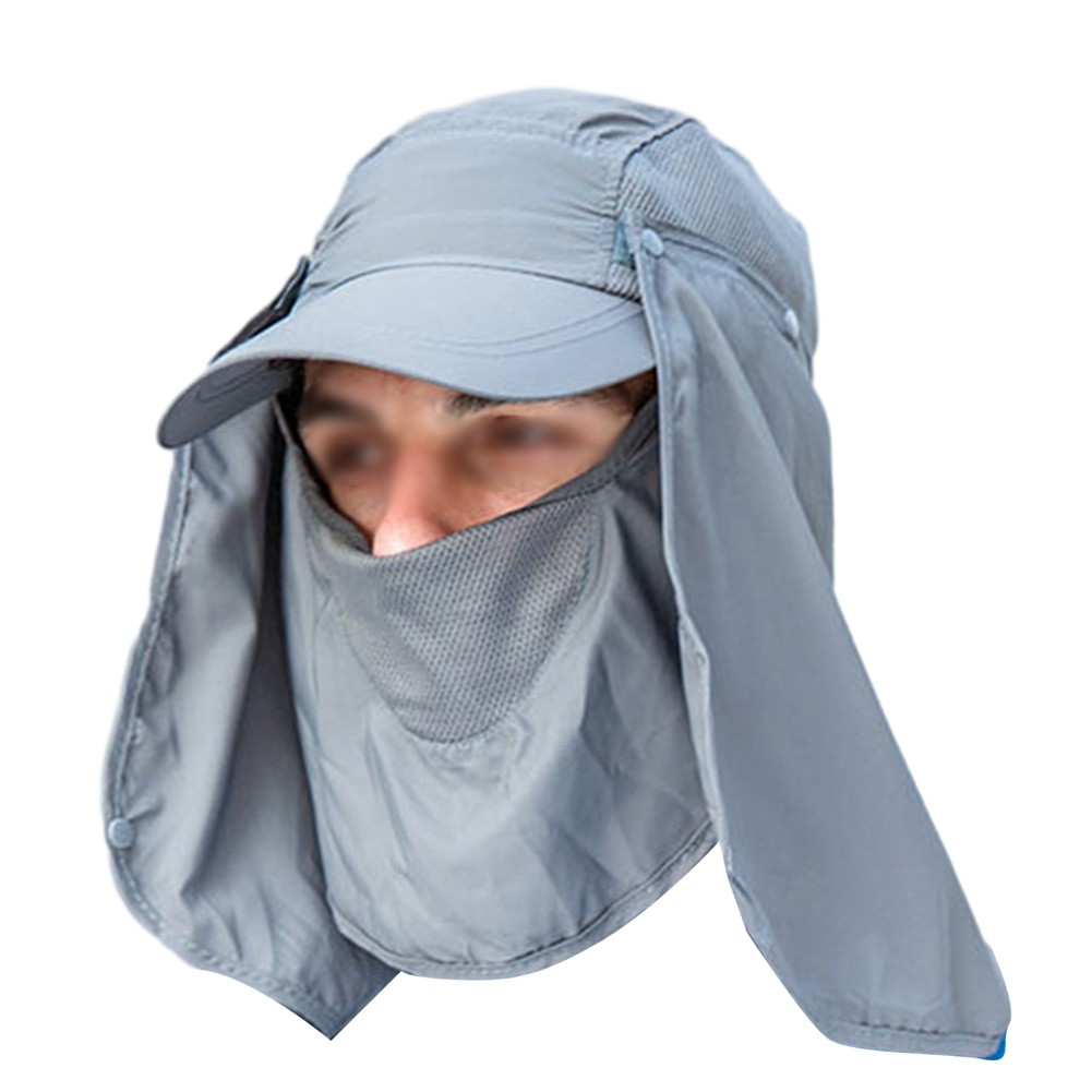 Ventilated Sun Hat Cap UPF 50+ Solar Protection with Extendable Neck Flap - Picture 27 of 29