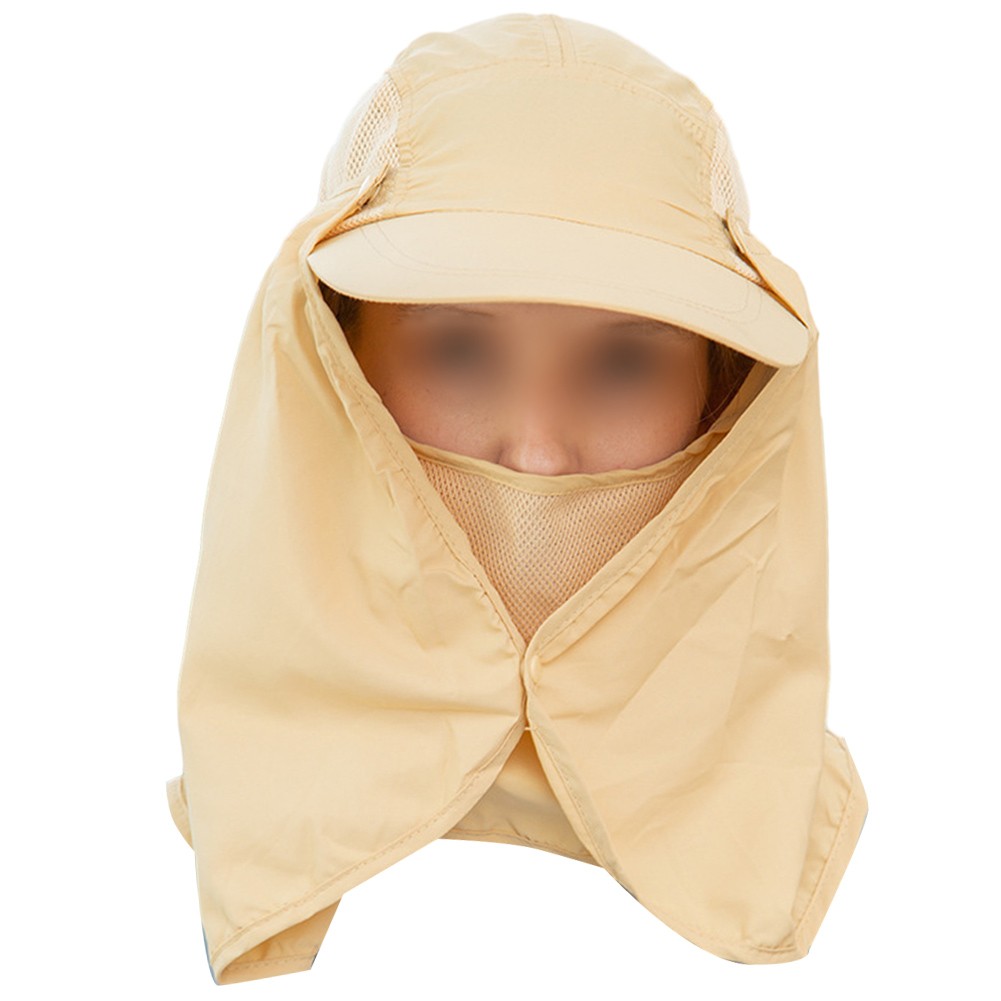 Ventilated Sun Hat Cap UPF 50+ Solar Protection with Extendable Neck Flap - Picture 29 of 29