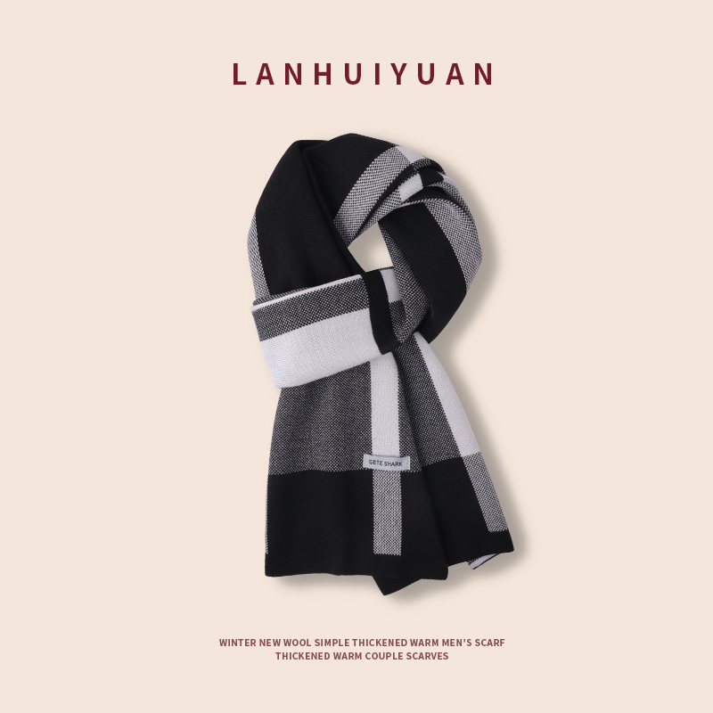 Fashion Trend Winter Men's Scarf Women's Scarf Accessories - Picture 20 of 21