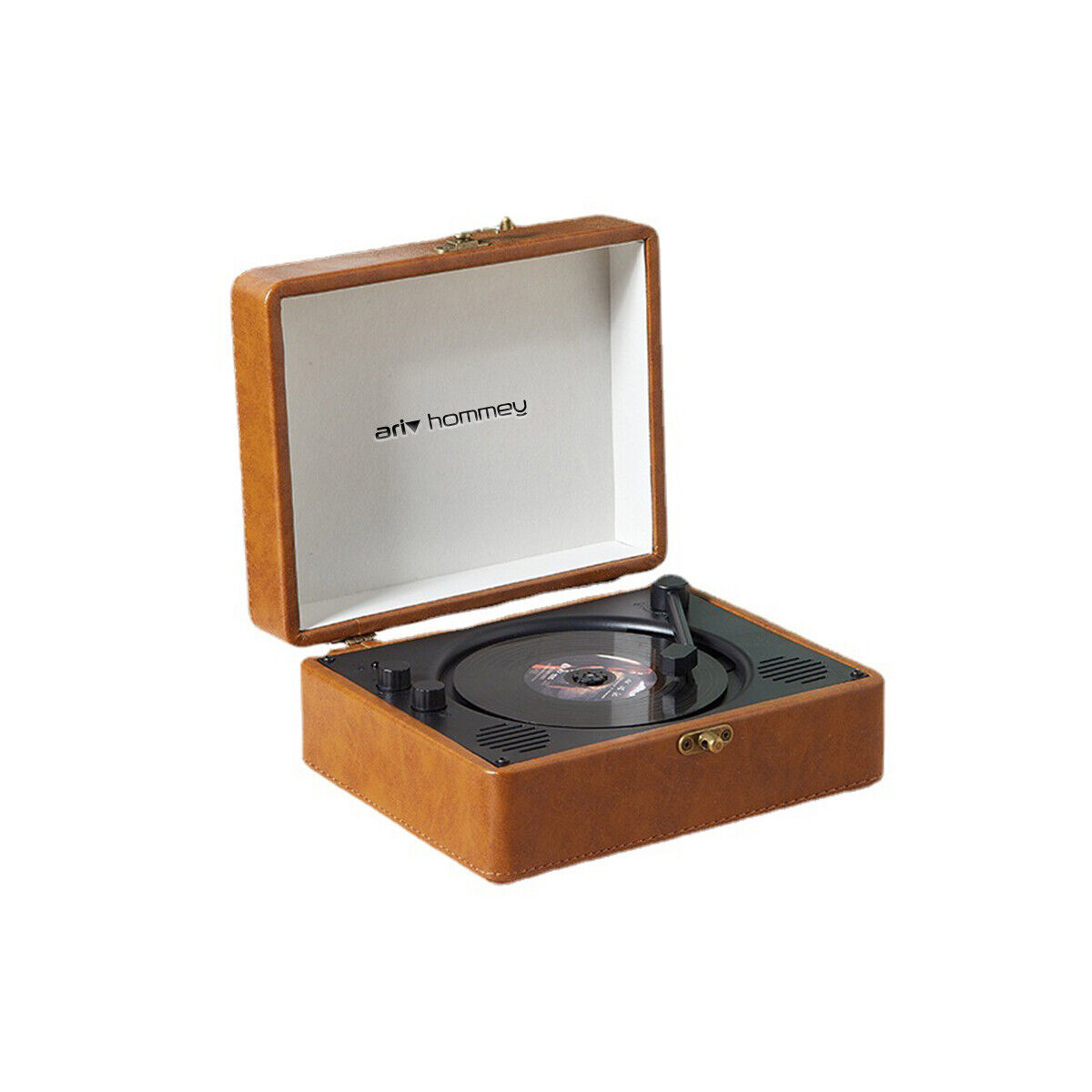 Retro Suitcase CD Player Desktop Bluetooth 5.0 with Speaker CD-R CD-RW CD-WMA - Picture 21 of 22