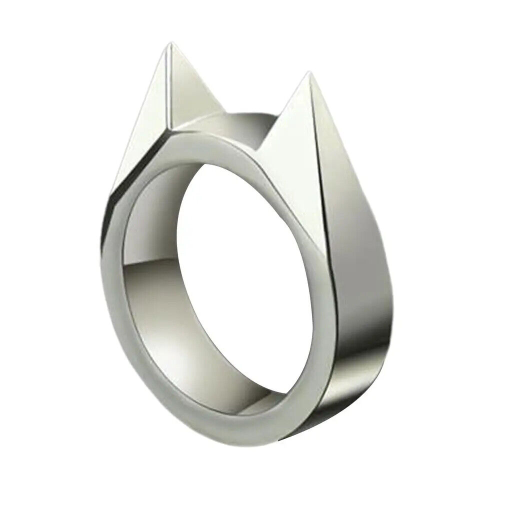 Hot Men/Women Outdoor Survival Rings Broken Window Ear Safety Metal Ring Supplie - Picture 23 of 24