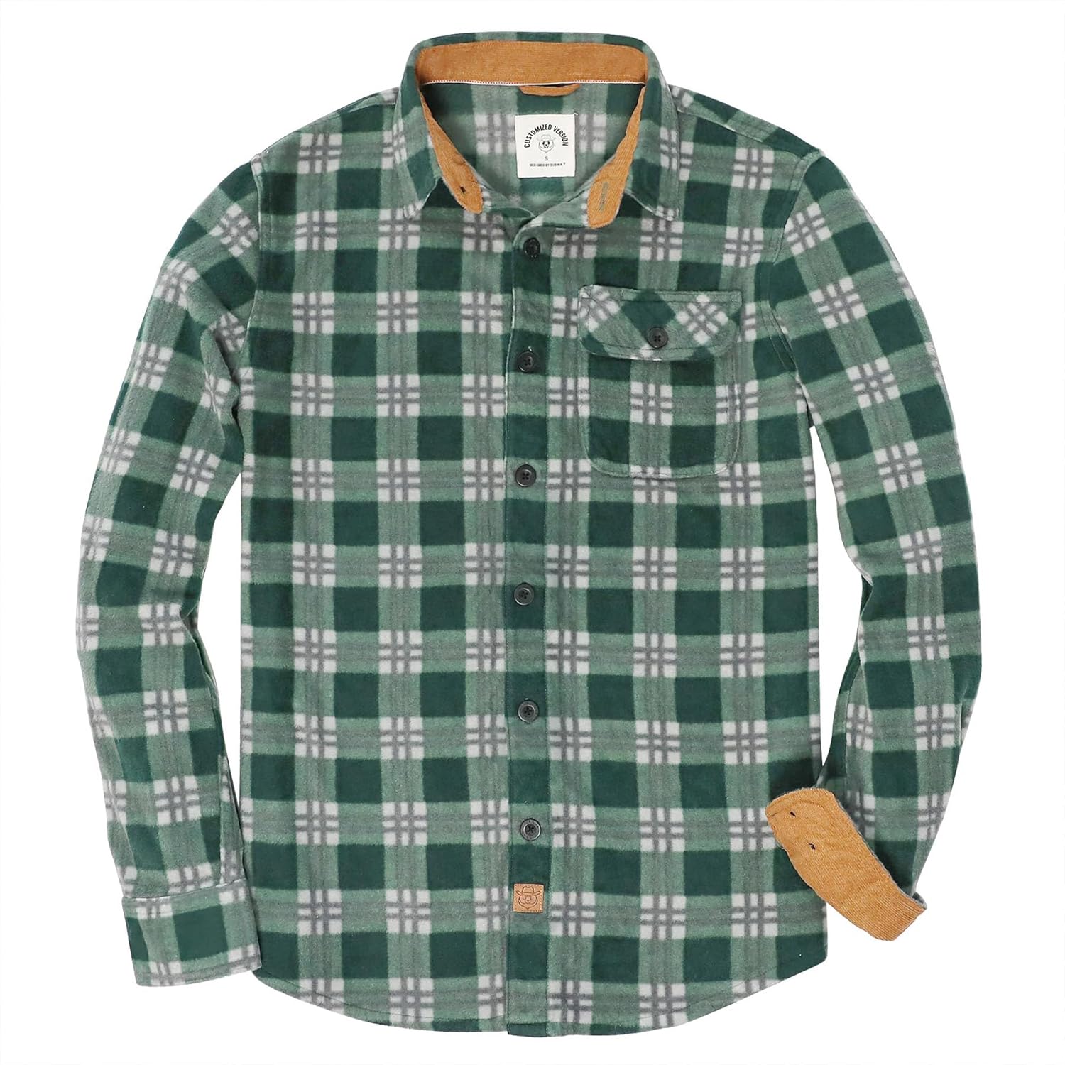 Flannel Shirt For Casual Button Down Brushed Cotton Shirt