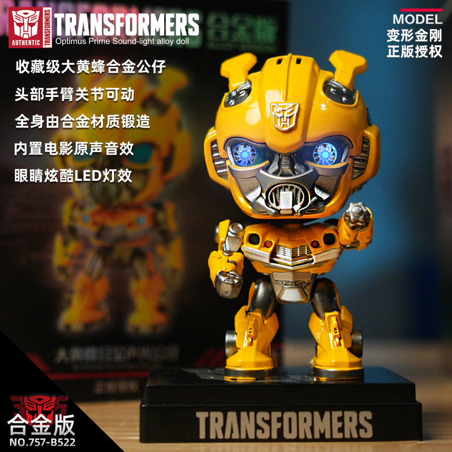 Official Optimus Prime Transformers Toy Model Bumblebee Robot Puppet Boy Alloy - Picture 17 of 19