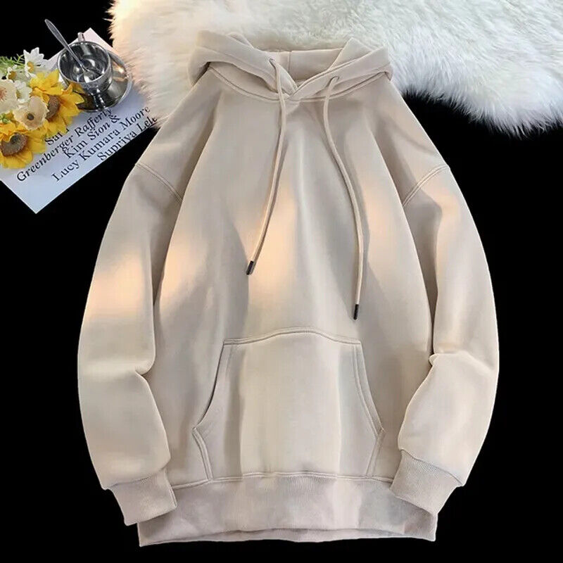 Mens Hoodie Hooded Sweatshirt Classic Pullover Hoody Sport Work Casual Jumper - Bild 21 von 21