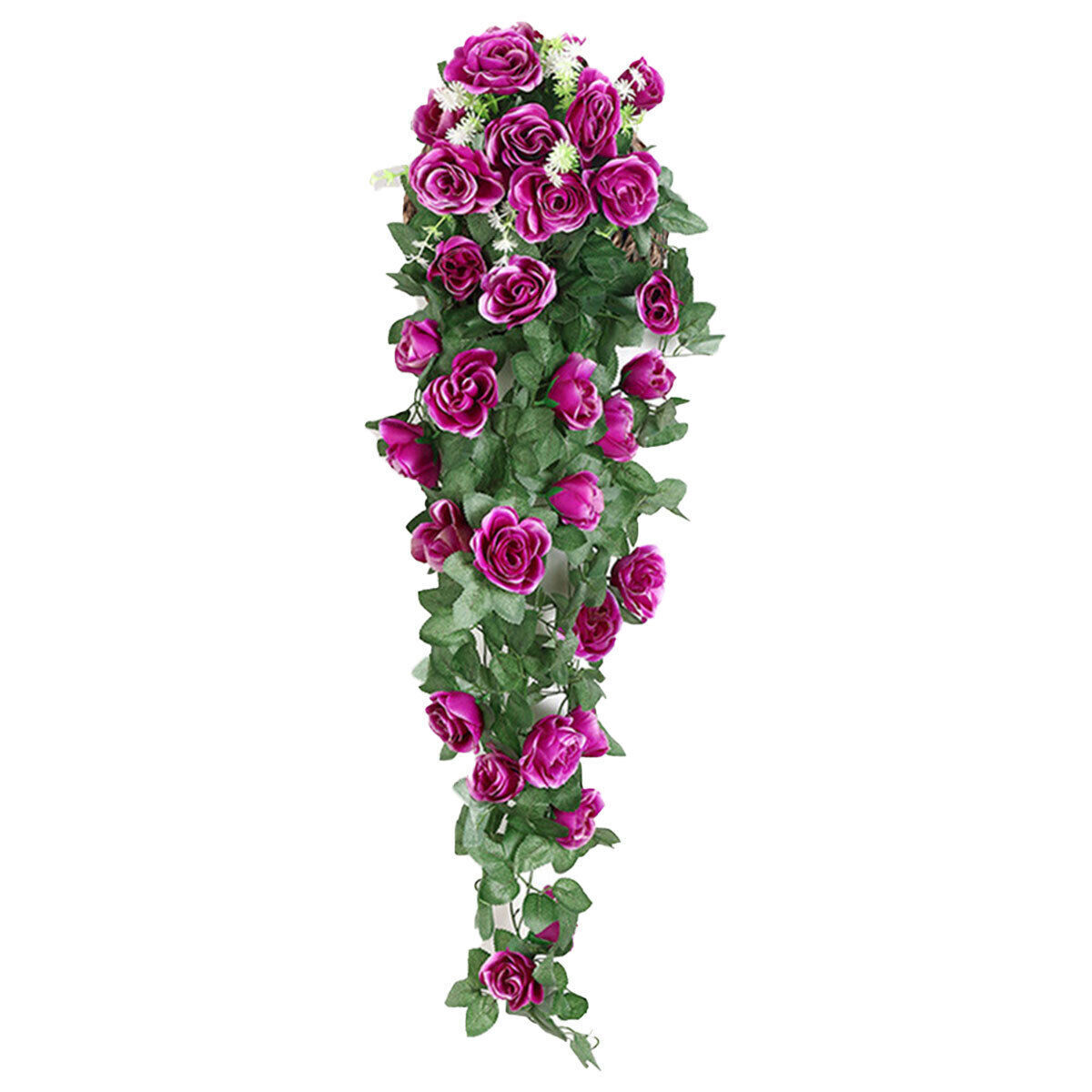 Artificial Rose Flower Garland Hanging Vine Fake Home Wall Wedding Decor AU Pack