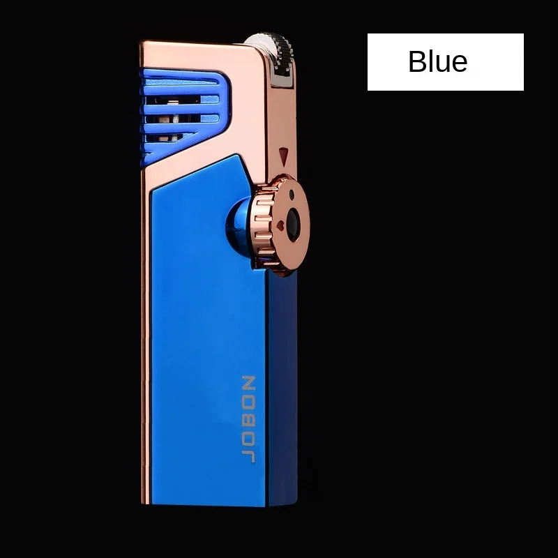 3 Flames Grinding Wheel Butane Jet Lighter Gas Torch Turbo Windproof Inflatable - Picture 12 of 15