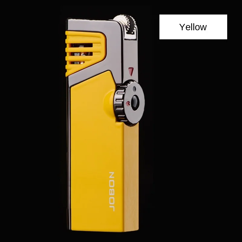 3 Flames Grinding Wheel Butane Jet Lighter Gas Torch Turbo Windproof Inflatable - Picture 13 of 15