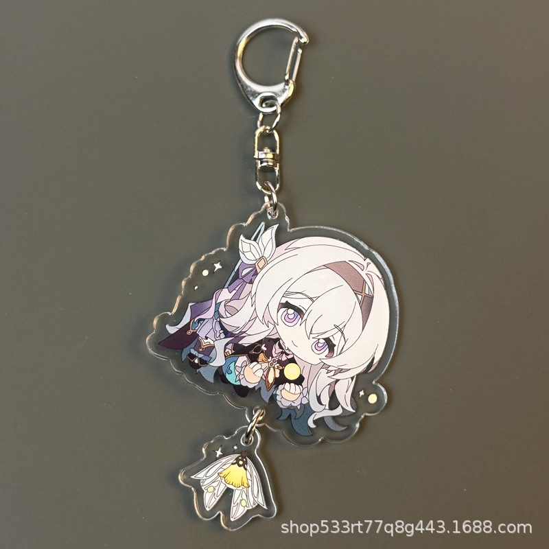 Collapse Star Dome Railway Surrounding Firefly Golden Spring Fireworks Keychain - Picture 27 of 48