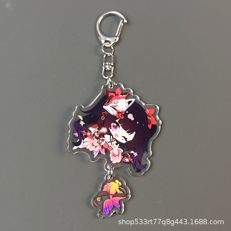 Collapse Star Dome Railway Surrounding Firefly Golden Spring Fireworks Keychain - Picture 32 of 48
