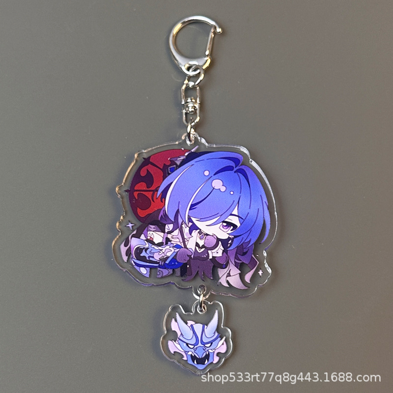 Collapse Star Dome Railway Surrounding Firefly Golden Spring Fireworks Keychain - Picture 33 of 48