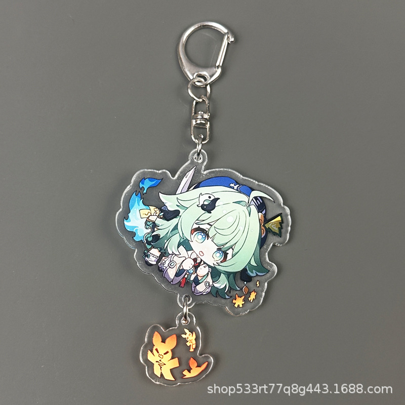 Collapse Star Dome Railway Surrounding Firefly Golden Spring Fireworks Keychain - Picture 41 of 48