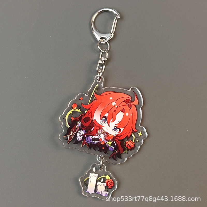 Collapse Star Dome Railway Surrounding Firefly Golden Spring Fireworks Keychain - Picture 46 of 48