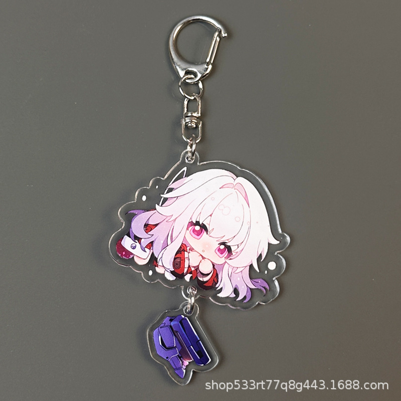 Collapse Star Dome Railway Surrounding Firefly Golden Spring Fireworks Keychain - Picture 48 of 48