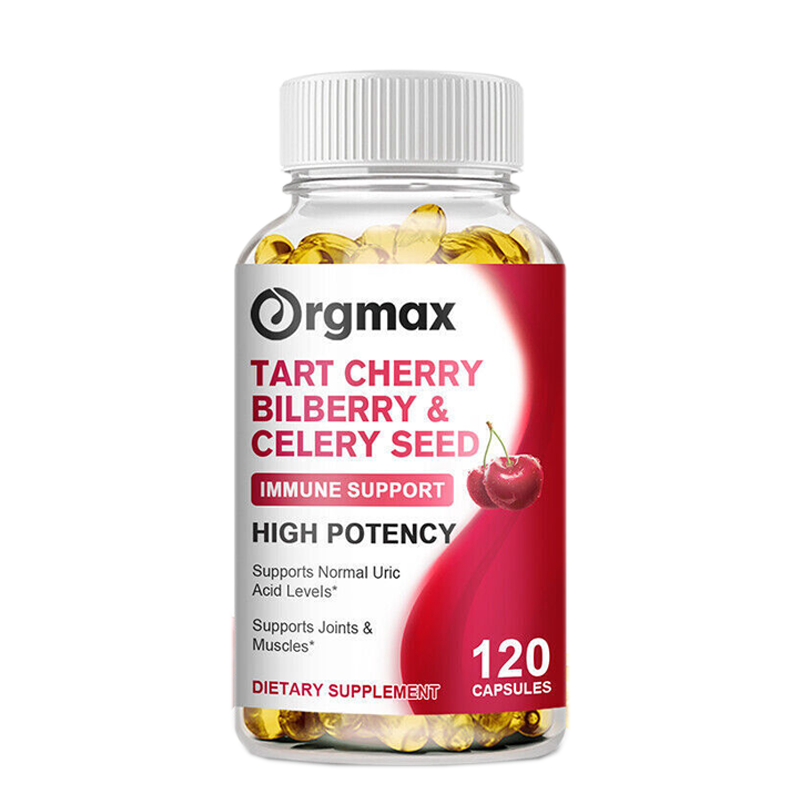 Tart Cherry Extract with Celery Seed Uric Acid Cleanse for Joints Sleep Health