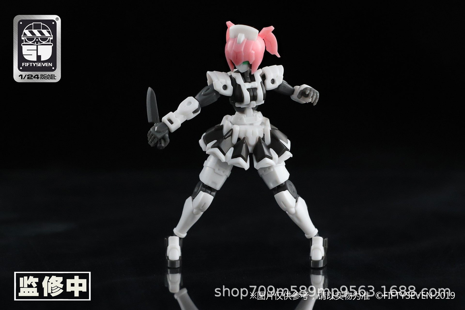 Nuevo modelo montado, Oarui • Fog Royal 1/24 mecha, figura femenina mecha sin pegamento - Imagen 12 de 14