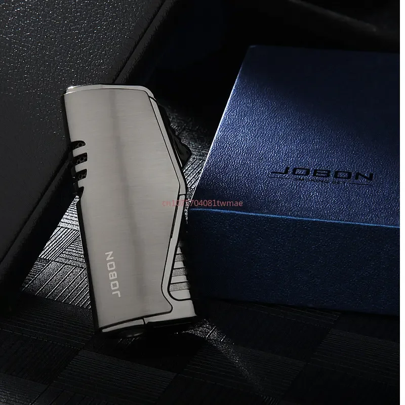 Jobon Triple Torch Jet Metal Cigar Lighter Pipe Lighter W/Cutter inflatable - Picture 17 of 25