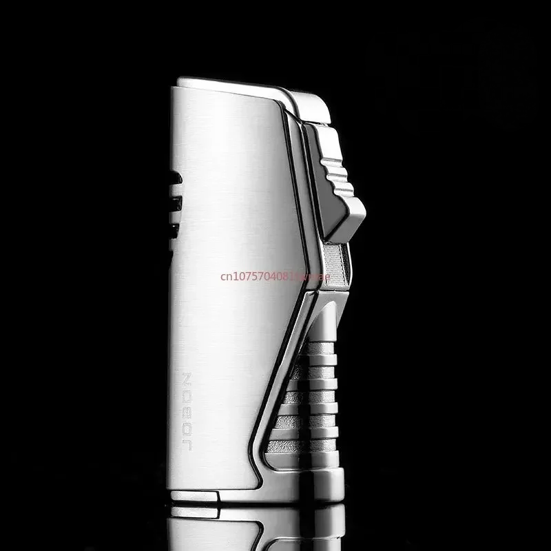 Jobon Triple Torch Jet Metal Cigar Lighter Pipe Lighter W/Cutter inflatable - Picture 24 of 25