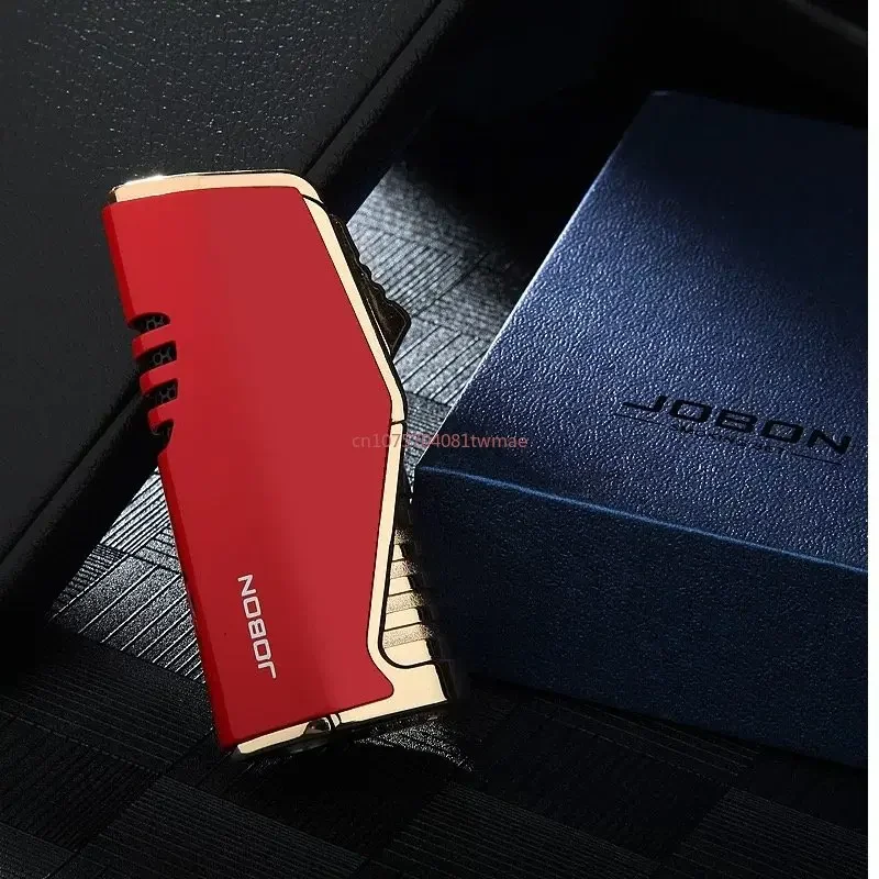 Jobon Triple Torch Jet Metal Cigar Lighter Pipe Lighter W/Cutter inflatable - Picture 19 of 25