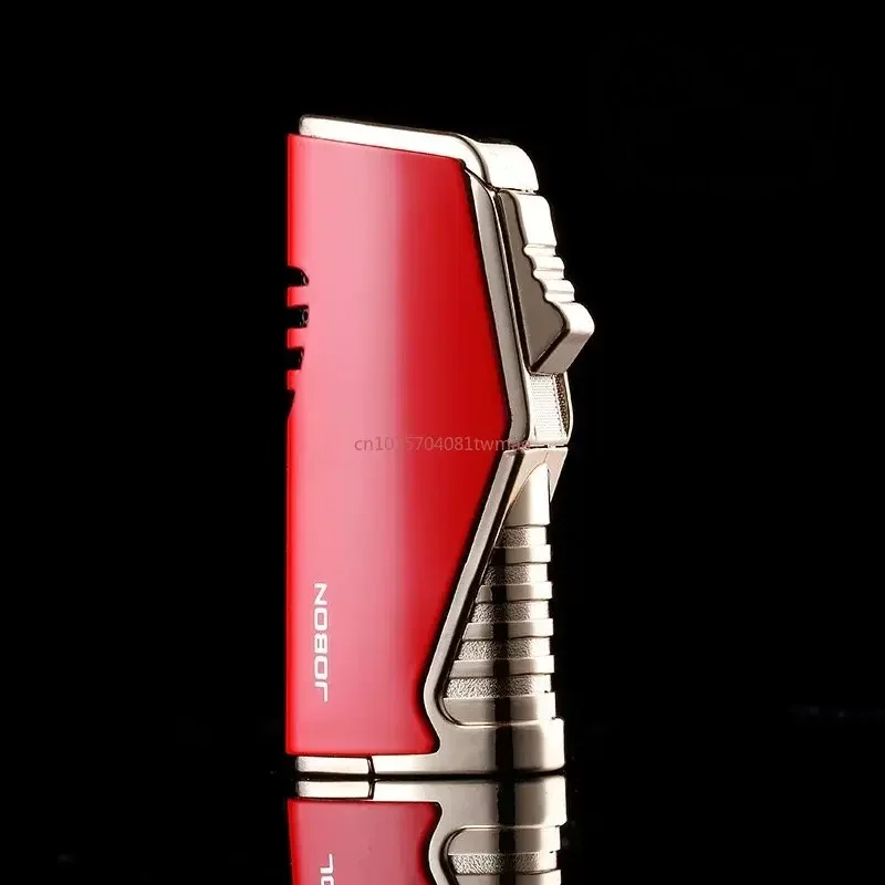 Jobon Triple Torch Jet Metal Cigar Lighter Pipe Lighter W/Cutter inflatable - Picture 23 of 25