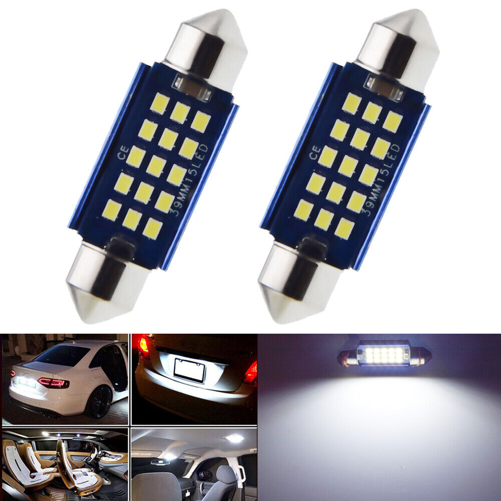 10X 31mm 36mm 39mm 41mm Canbus Error Free Car LED Festoon Dome Light Bulb WHITE - Picture 18 of 19