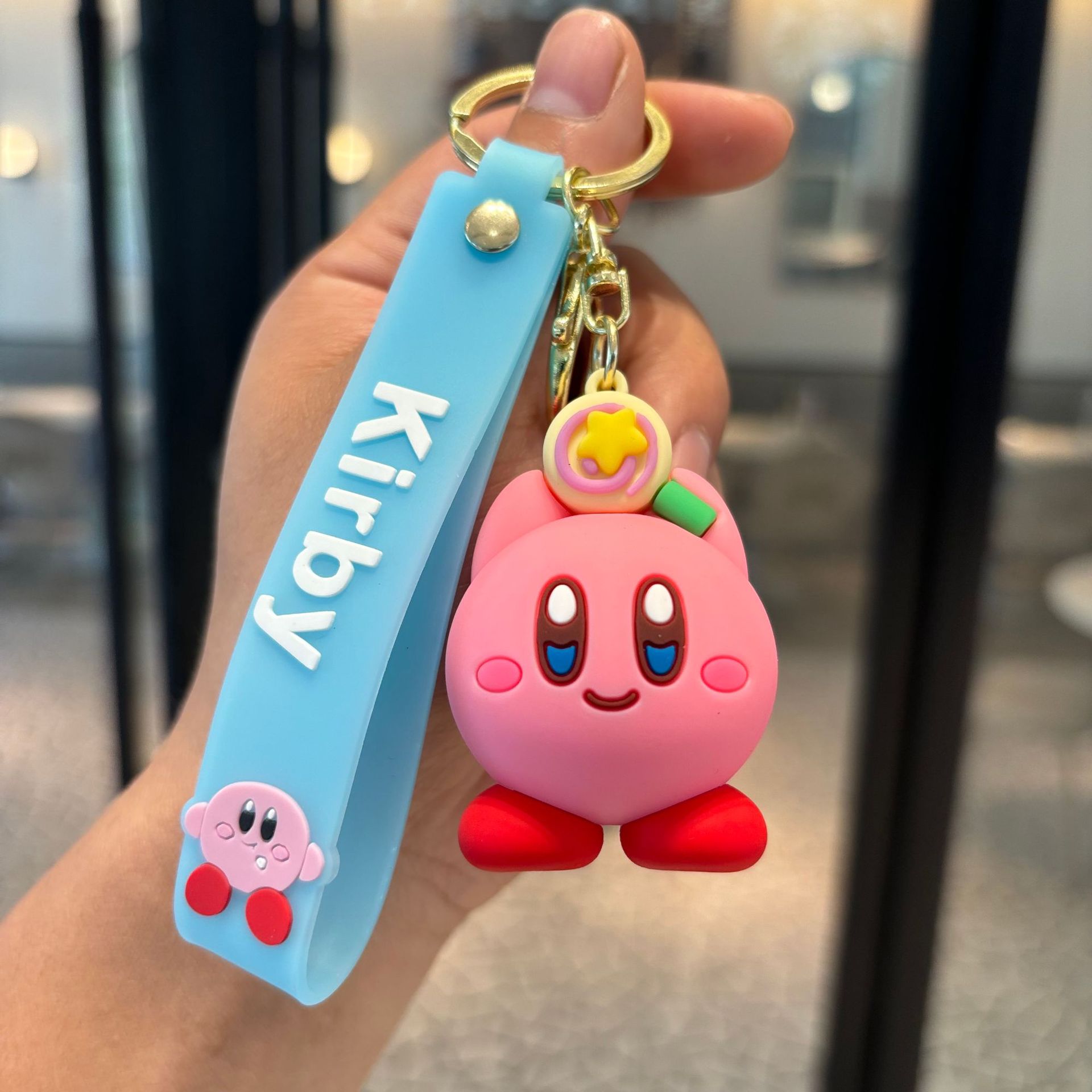 Hot Star Kirby Keychain PVC Doll Pendant Gift Keychain - Picture 27 of 30