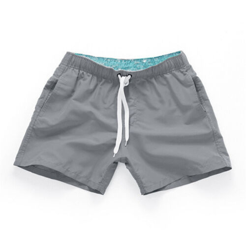 Bañador corto de verano para hombre Traje de baño Pantalones cortos de playa Boxer Pantalones de surf Color puro - Imagen 12 de 20