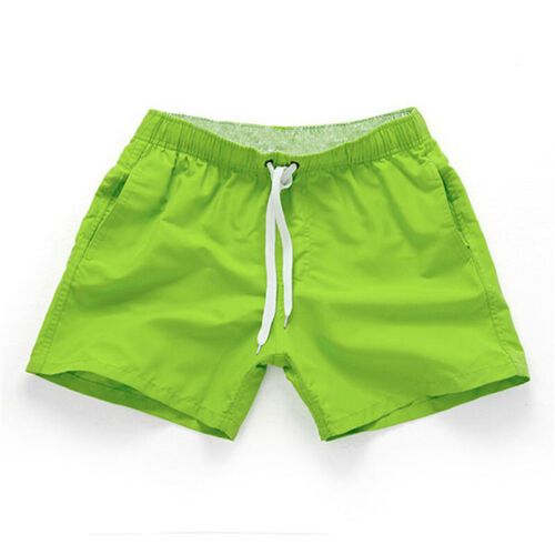 Bañador corto de verano para hombre Traje de baño Pantalones cortos de playa Boxer Pantalones de surf Color puro - Imagen 15 de 20