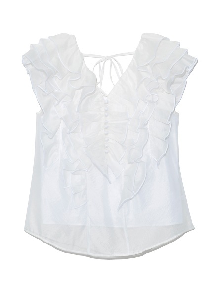 Summer Women's New Fashion Fungus Solid Color V-Neck Sleeveless Sweatshirt - Imagen 9 de 11